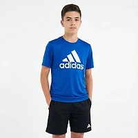 adidas Boys' climalite Performance Logo T-shirt