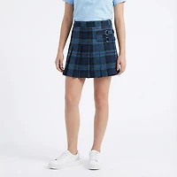 French Toast Girls' Plaid 2-Tab Scooter Skirt