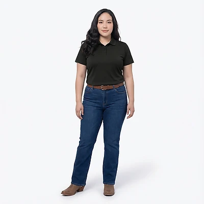 Red Kap Women's Short Sleeve Performance Knit Work Polo Shirt