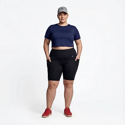 BCG Women's Tummy Control Plus Bike Shorts