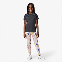 BCG Girls' Athletic Printed Cotton Leggings