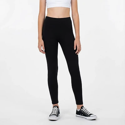 BCG Girls' Athletic Solid Cotton Leggings