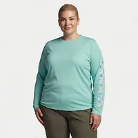 Magellan Outdoors Women's Caddo Lake Logo Long Sleeve Plus Fishing T-shirt