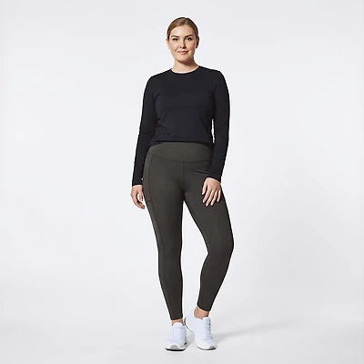 BCG Women's Athletic High Rise Side Pockets TC Leggings