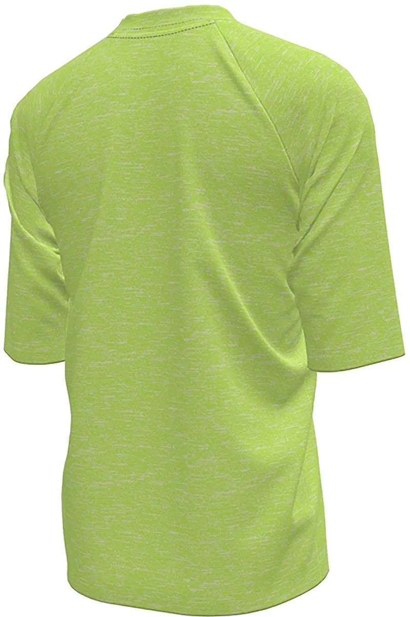 Nike Boys' Heather Short Sleeve Hydroguard Rash Guard