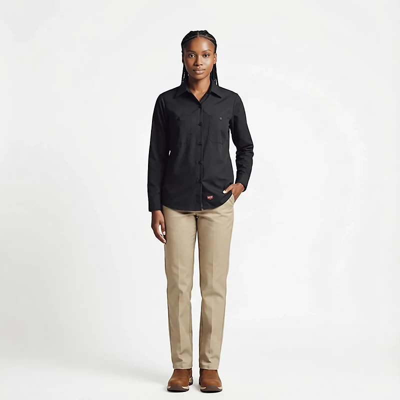 Red Kap Women's MIMIX Long Sleeve Work Shirt