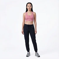 BCG Women's Seamless Zip Front Mid Impact Sports Bra