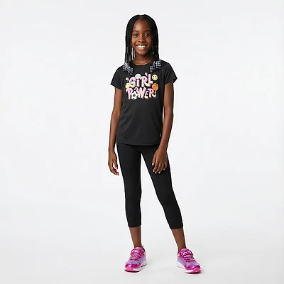 BCG Girls' Training Solid 7/8 Pocket Leggings