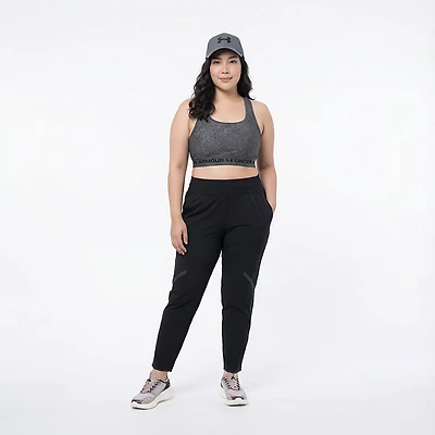 Under Armour Women's Crossback Heather Mid Sports Bra