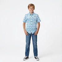 Magellan Outdoors Boys' FishGear Caddo Lake Short Sleeve Fishing Shirt