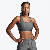 Under Armour Women's Crossback Heather Mid Sports Bra