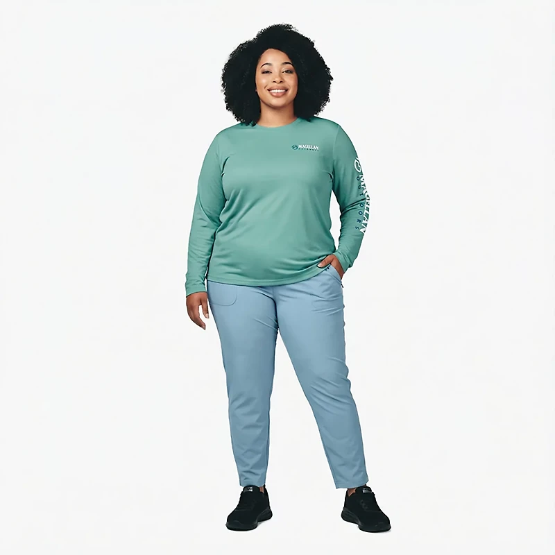 Magellan Outdoors Women's Grotto Falls Plus Long Sleeve T-shirt