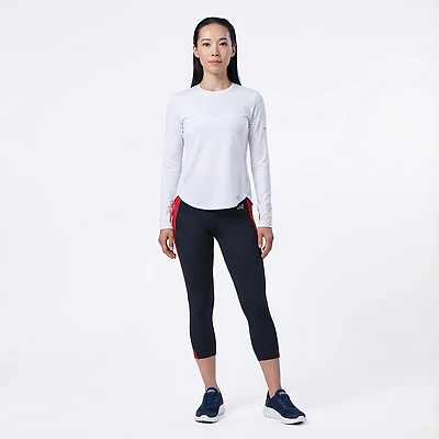 BCG Women's Contrast Cropped Leggings