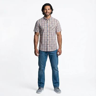Magellan Outdoors Men's Summerville Plaid Short Sleeve Shirt
