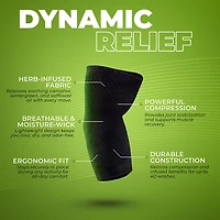 Green Drop Compression Elbow Sleeve