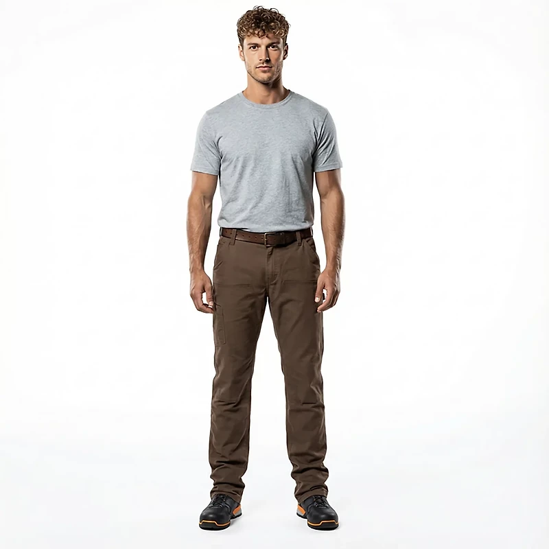 Ariat Men's Rebar M4 Relaxed DuraStretch Made Tough Double Front Stackable Straight Pants