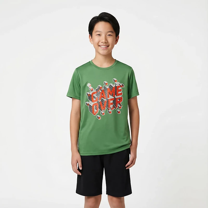 BCG Boys' Game Over Tetris Turbo T-shirt
