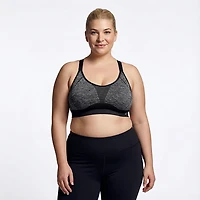 BCG Women's Plus Seamless Adjustable Training Cami Sports Bra