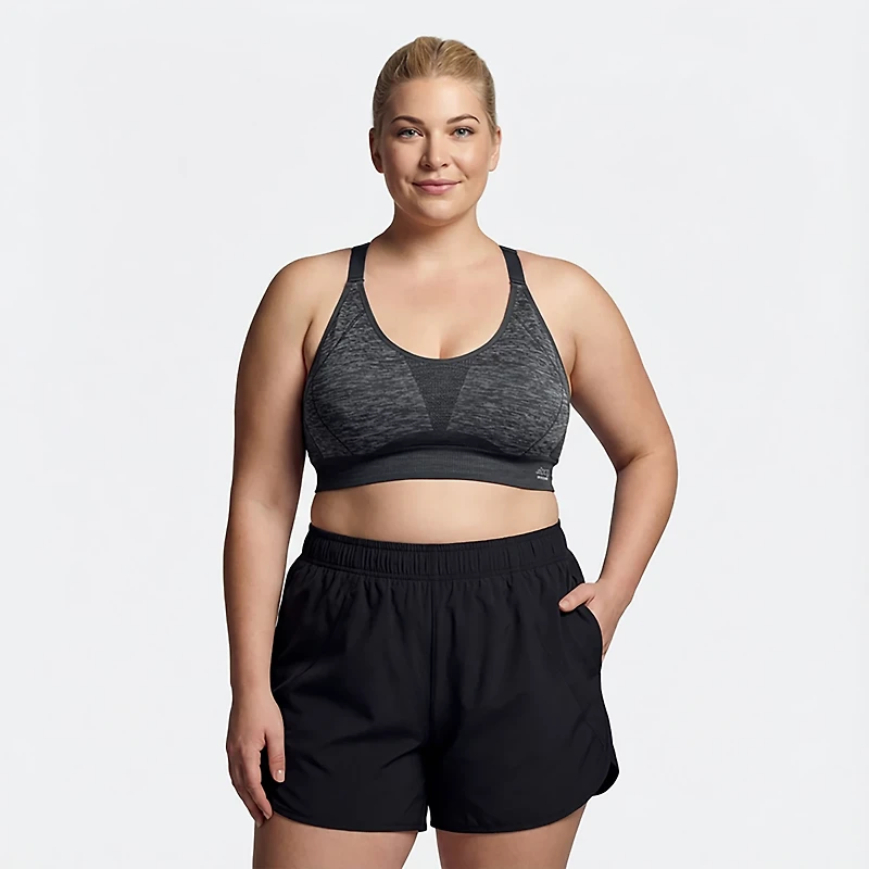BCG Women's Plus Seamless Adjustable Training Cami Sports Bra