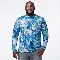 Magellan Outdoors Men's FishGear Mossy Oak Whitecap Long Sleeve Crew T-shirt