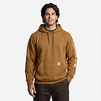 Carhartt Men's Fire-Resistant Force Logo Sleeve Graphic Sweatshirt