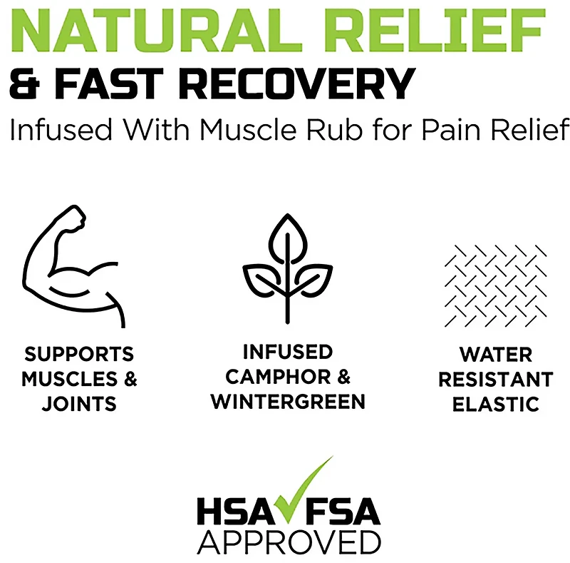 Green Drop 10 in Infused Recovery Kinesiology Tape