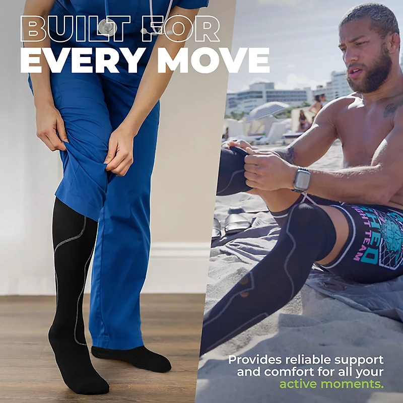 Green Drop Compression Socks