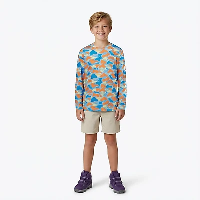 Magellan Outdoors Boys' Mallard Fish Camo Long Sleeve T-shirt
