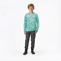 Magellan Outdoors Boys' Mallard Fish Camo Long Sleeve T-shirt