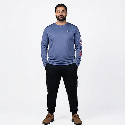 Magellan Outdoors Men's Casting Crew Long Sleeve T-shirt