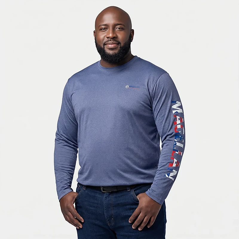 Magellan Outdoors Men's Casting Crew Long Sleeve T-shirt