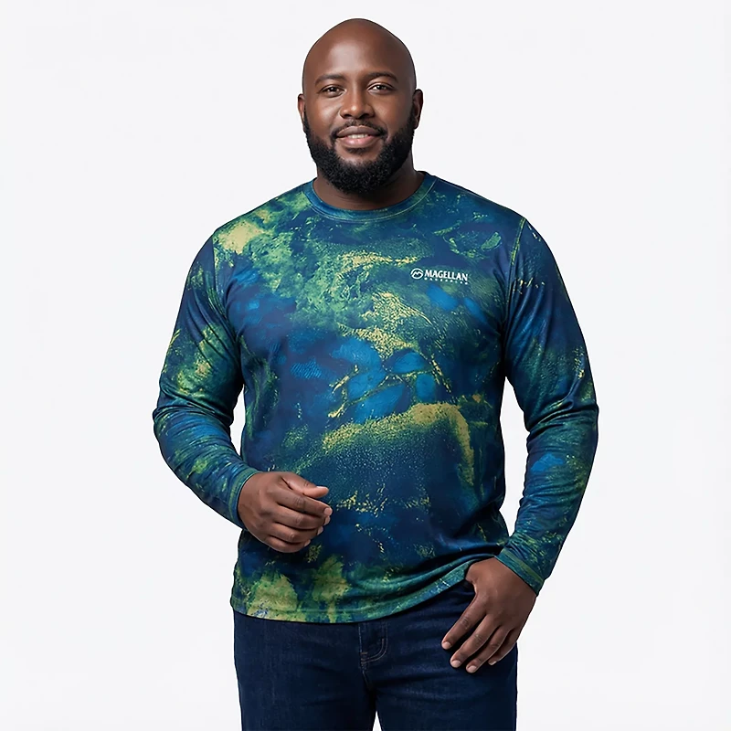 Magellan Outdoors Men's Realtree Xtreme Reversible Crew Long-Sleeve T-shirt