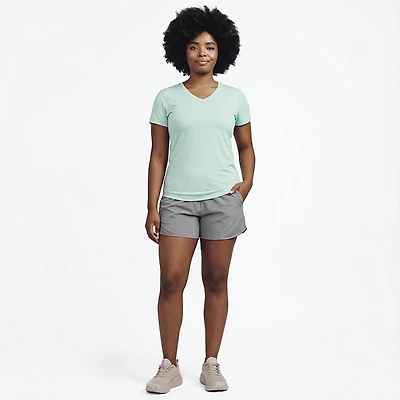 BCG Women's Turbo Melange V-neck T-shirt