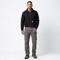 Carhartt Men's Loose Fit Midweight 1/4-Zip Mock Neck Sweatshirt