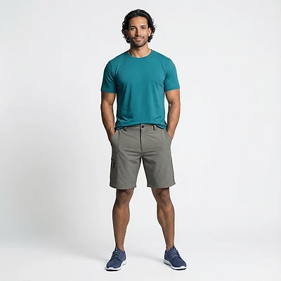 Magellan Outdoors Men's Aransas Pass Heather Hybrid Shorts 10