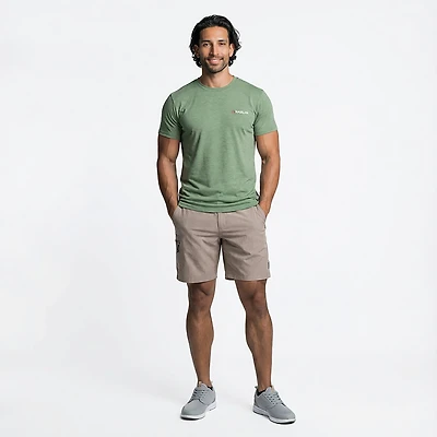 Magellan Outdoors Men's Aransas Pass Heather Hybrid Shorts 10