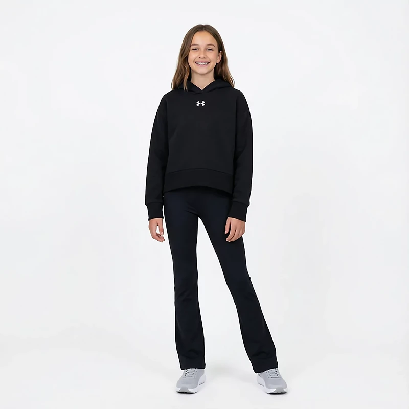 Under Armour Girls' Rival Fleece Crop Hoodie