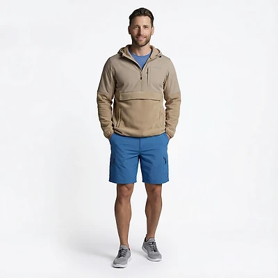 Magellan Outdoors Men's Campfire Mixed Media Pullover Sweatshirt