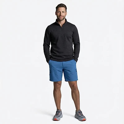 Magellan Outdoors Men's Hickory Canyon Slub Sweater Fleece 1/4 Zip Top