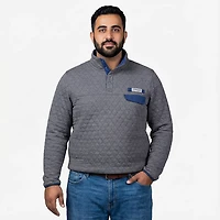 Magellan Outdoors Men's Campfire Quilted Long Sleeve QS Top