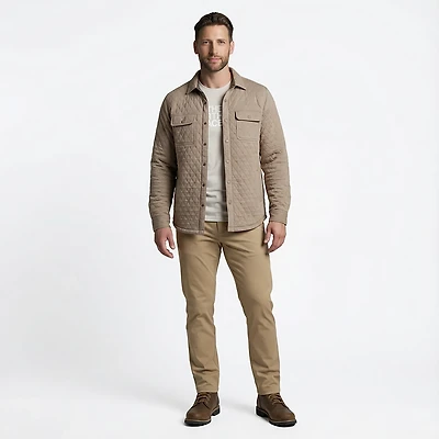 Magellan Men's Campfire Quilted Long Sleeve T-shirt