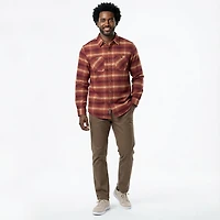 Magellan Outdoors Men's Campfire Brawny Long Sleeve Flannel Shirt