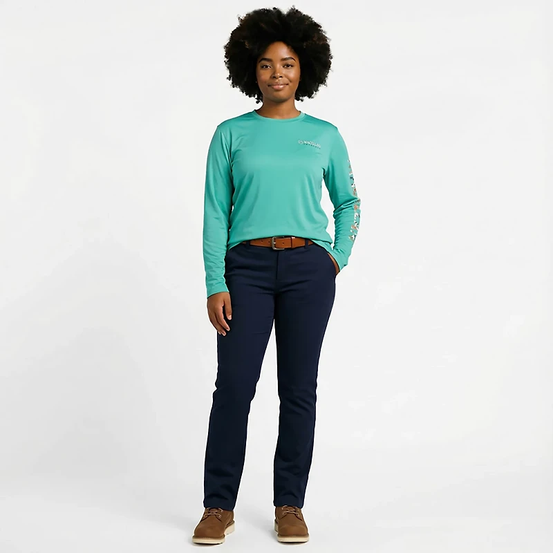 Magellan Outdoors Women's Caddo Lake Logo Long Sleeve T-Shirt