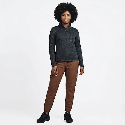 Magellan Outdoors Women's Campfire 1/4 Snap Sweater Fleece