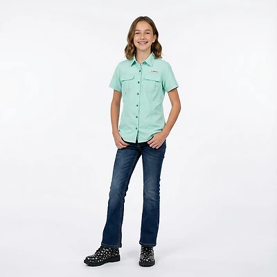 Magellan Girls' Laguna Madre Short Sleeve Fishing Shirt