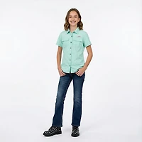 Magellan Girls' Laguna Madre Short Sleeve Fishing Shirt