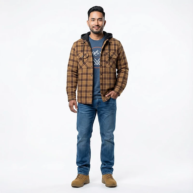 Brazos Men's Blacksmith Insulated Hooded Jacket