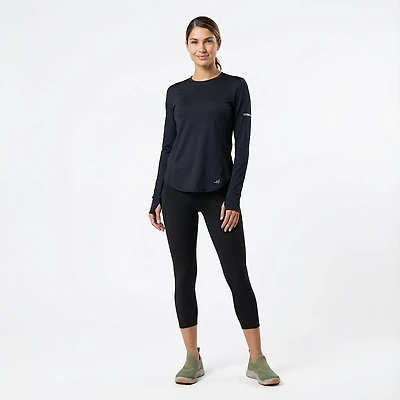 BCG Women's Crossover Long Sleeve Top