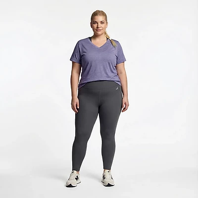 BCG Women's Hi Mesh Splice Plus 7/8 Leggings