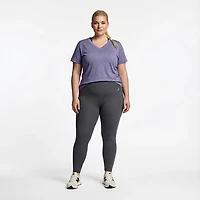 BCG Women's Hi Mesh Splice Plus 7/8 Leggings